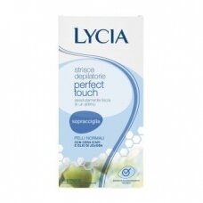 LYCIA Perfect Touch Восковые полоски для депиляции для коррекции бровей (нормальная кожа), 16 шт.