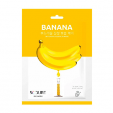 5C Cure sheet face mask with banana extract, 1 pc