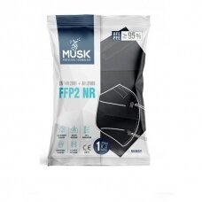 Protective respirator, FFP2 (Black), 10 pcs