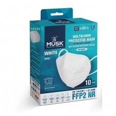 Protective respirator, FFP2 (White), 10 pcs