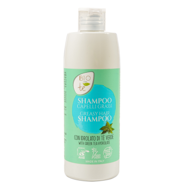 BIOconTé Šampūnas riebiems plaukams su žaliosios arbatos hidrolatu, 300 ml BIOconTé Šampūnas riebiems plaukams su žaliosios arbatos hidrolatu, 300 ml