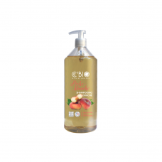Ce`BIO dušas un matu šampūns 2in1 ar balto persiku ekstraktu, 1l