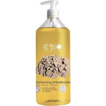 C'BIO pretblaugznu šampūns ar mālu un salvijas ekstraktu, 500 ml
