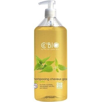 C'BIO šampūnas riebiems plaukams su moliu ir digėlių ekstraktu, 500 ml
