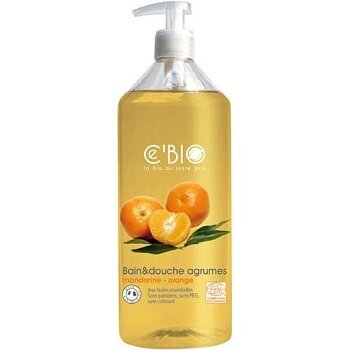 Ce'Bio vonios ir dušo gelis su citrusiniais vaisiais, 500 ml.