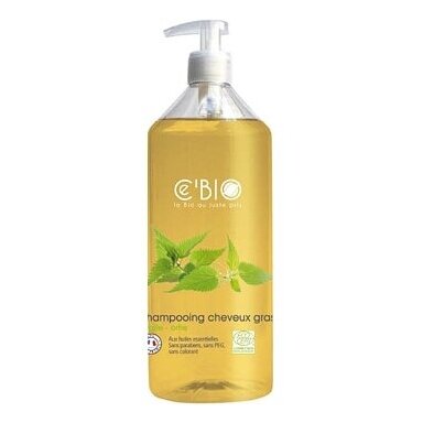 C'BIO šampūnas riebiems plaukams su moliu ir digėlių ekstraktu, 500 ml C'BIO šampūnas riebiems plaukams su moliu ir digėlių ekstraktu, 500 ml