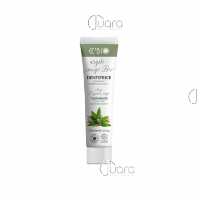 Ce`BIO toothpaste with green clay and licorice extract, 75ml