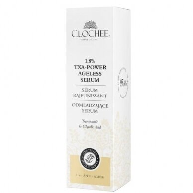 Clochee face serum with tranexamic and glycolic acids, 30 ml