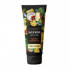 COSMEPICK shower gel for tattooed skin, "Pina Colada" scent, 200 ml