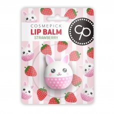 Cosmepick strawberry-scented lip balm, 6 g