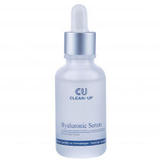 CUSKIN CU CLEAN-UP intensīvi mitrinošs sejas serums ar hialuronskābi, visiem ādas tipiem, 30 ml