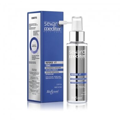Helen Seward Mediter Reforce 1/T tonikas silpniems, slenkantiems plaukams, 100 ml Helen Seward Mediter Reforce 1/T tonikas silpniems, slenkantiems plaukams, 100 ml
