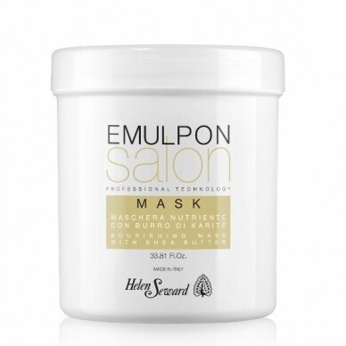 Helen Seward Emulpon Salon maitinamoji kaukė su kviečių proteinais sausiems plaukams 2