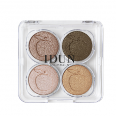 IDUN Minerals 4-color eyeshadow Brunkulla No. 4402, 4g