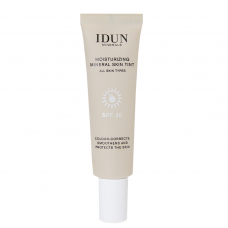 IDUN Minerals moisturizing face cream with shade SPF 30, Medium No. 1413, 27 ml