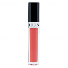 IDUN Minerals lūpų blizgis skaidrios raudonos spalvos, Mary Nr. 6012, 6 ml (Pakuotės dizaino keitimasis)