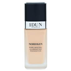 IDUN Minerals skystas makiažo pagrindas Norrsken Ingrid Nr. 1212, 30 ml (Pakuotės dizaino keitimasis)