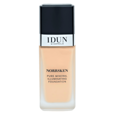 IDUN Minerals skystas makiažo pagrindas Norrsken Svea Nr. 1209, 30 ml (Pakuotės dizaino keitimasis)