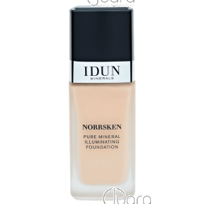 IDUN Minerals skystas makiažo pagrindas Norrsken Disa Nr. 1207, 30 ml (Pakuotės dizaino keitimasis)