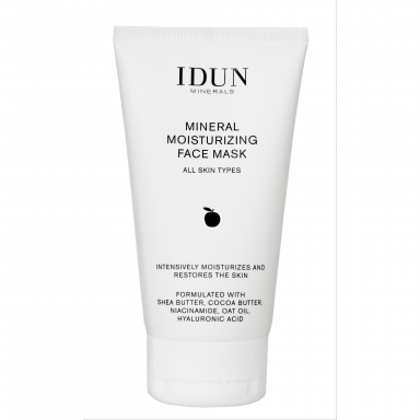 IDUN Minerals intensyviai drėkinanti veido kaukė su niacinamidu ir hialurono rūgštimi, visiems odos tipams, 75 ml IDUN Minerals intensyviai drėkinanti veido kaukė su niacinamidu ir hialurono rūgštimi, visiems odos tipams, 75 ml