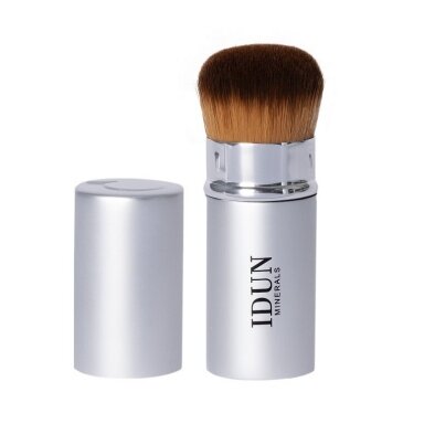 IDUN Minerals kelioninis biraus makiažo pagrindo ir pudros šepetėlis Retractable Kabuki Nr. 8002 IDUN Minerals kelioninis biraus makiažo pagrindo ir pudros šepetėlis Retractable Kabuki Nr. 8002