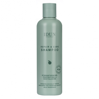 IDUN Minerals atjaunojošs šampūns bojātiem un sausiem matiem, 250 ml