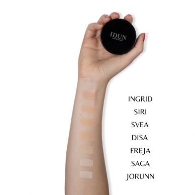 IDUN Minerals loose make-up tonālais krēms Signe nr. 1034 (neutral light), 7 g 1