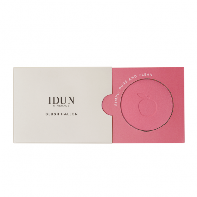 IDUN Minerals blush Hallon no. 3005 (Rose Pink), 5.9 g