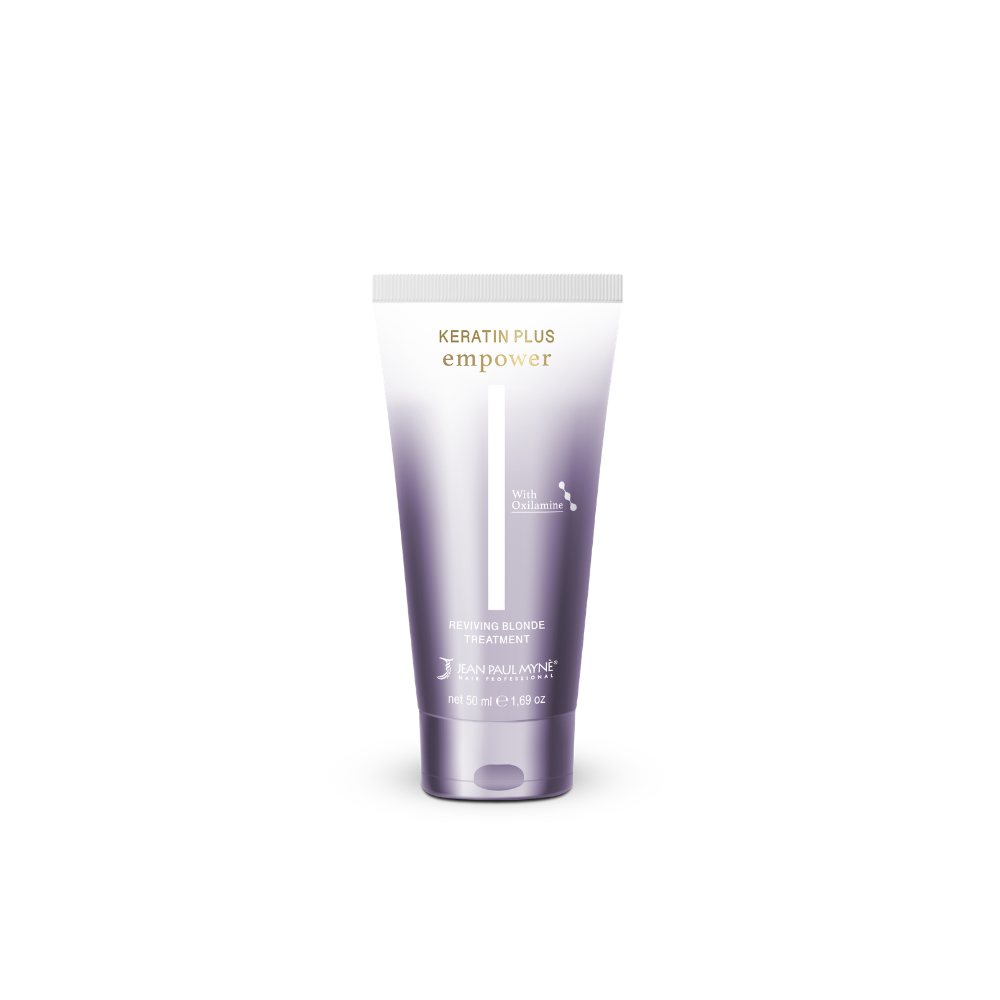Jean Paul Myne KERATIN PLUS EMPOWER BLONDE kaukė šviesiems plaukams, 50 ml