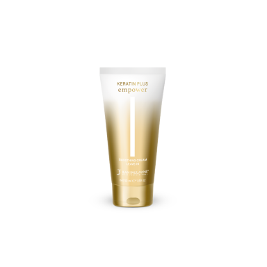 Jean Paul Myne KERATIN PLUS glotninamasis nenuplaunamas plaukų kremas nuo šiaušimosi, 50 ml Jean Paul Myne KERATIN PLUS glotninamasis nenuplaunamas plaukų kremas nuo šiaušimosi, 50 ml
