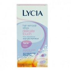 Lycia Delicate Touch depilatory wax strips for the face (sensitive skin), 20 pcs