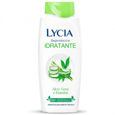 Lycia shower gel/bath foam "Moisturizing" with aloe extract, 750 ml