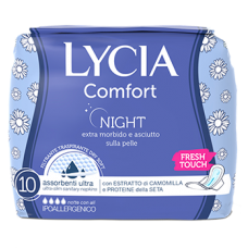 Lycia higiēnas paketes Night Comfort, 10 gab.