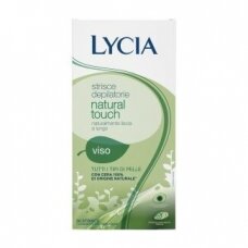 Lycia Natural Touch depilatory wax strips for the face (all skin types), 20 pcs