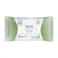 Lycia wipes for removing make-up for oily skin, 1 pack/60 pcs