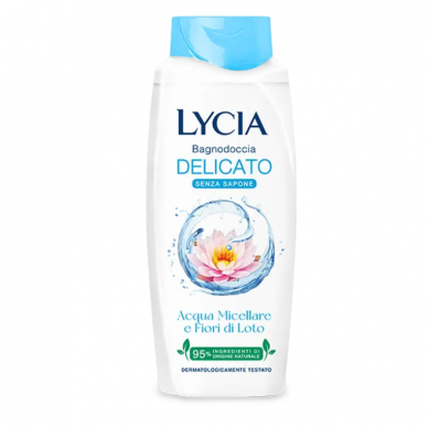 Lycia shower gel/bath foam "Delicate" with lotus flower extract, 750ml