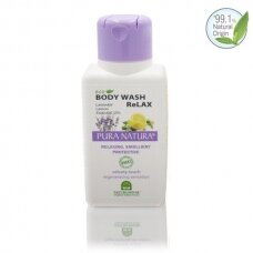 Natura House relaxing body wash with lavender and lemon essential oils