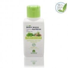 Natura House toning body wash/shower gel with peppermint, pine essential oils, 500ml