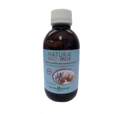 Natura House migdolų aliejus su levandų ir pačiolių ekstraktais, 200ml
