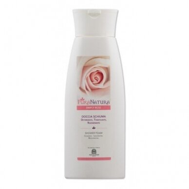 Natura House bath and shower foam with rose extract, 250 ml