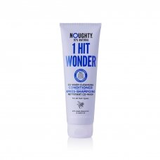 Noughty 1 Hit Wonder attīrošs kondicionieris-šampūns visiem matu tipiem ar saldo mandeļu un rīcineļļām, 250 ml