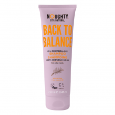 NOUGHTY Back To Balance balansējošs šampūns taukainai galvas ādai ar tējas koku un vitamīnu B5, 250ml