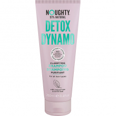 Noughty Detox Dynamo valomasis šampūnas visų tipų plaukams su pipirmėčių ir rūgštynių lapų ekstraktais, 250 ml