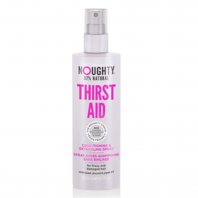 Noughty Thirst Aid спрей-увлажняющий кондиционер для сухих, поврежденных волос с маслами сладкого миндаля и арганa, 200 мл