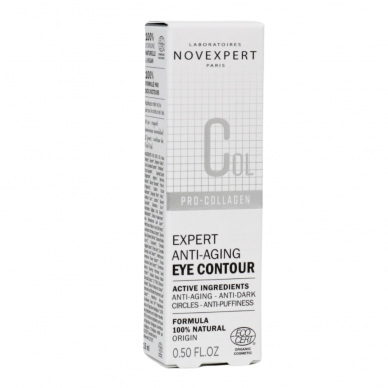 Novexpert intensive rejuvenating eye cream Expert with pro-collagen, 15 ml 3