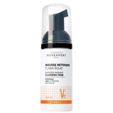 Novexpert facial cleansing foam with vitamin C, 40ml