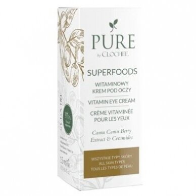 Pure by Clochee acu krēms SUPERFOOD, 15 ml 1