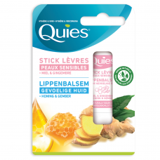 QUIES lip balm for sensitive lip skin with honey and ginger 4.5g