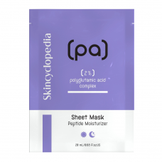 Skincyclopedia moisturizing sheet face mask with polyglutamic acid, 1pc
