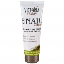 Victoria Beauty Крем для ног восстанавливающий с секретом улитки, 100 мл